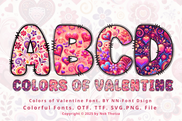 Colors of Valentine: A Design Asset for Romantic Visuals