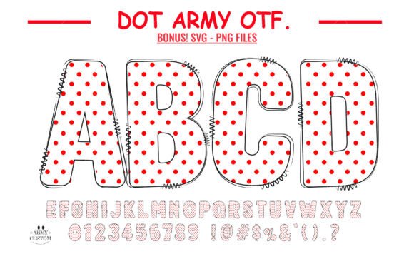 Embrace Warmth with the Captivating Dot Pattern Font