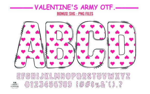 Exploring the Charm of Love Valentine's Doodle Heart Typography
