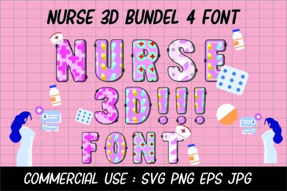 Exploring the Clarity of Nurse 3D Font