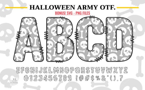 Halloween Army Skull: A Bold Graphic Asset for Creative Design