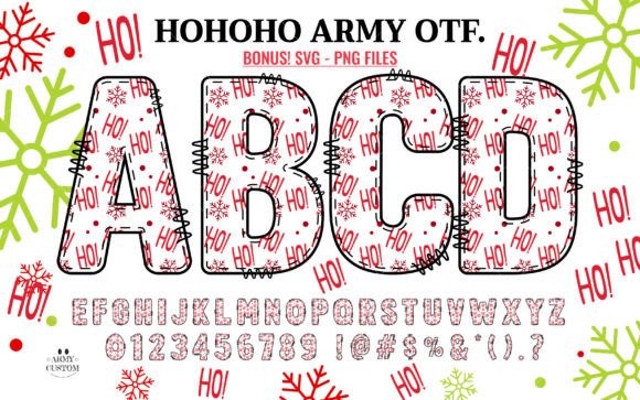 Hohoho Army: Festive Typography for Impactful Design