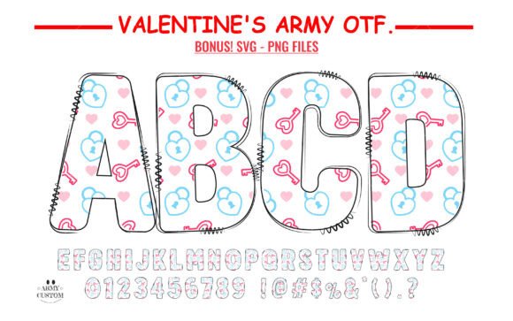 Infuse Romance with the Valentine's Key Heart Font