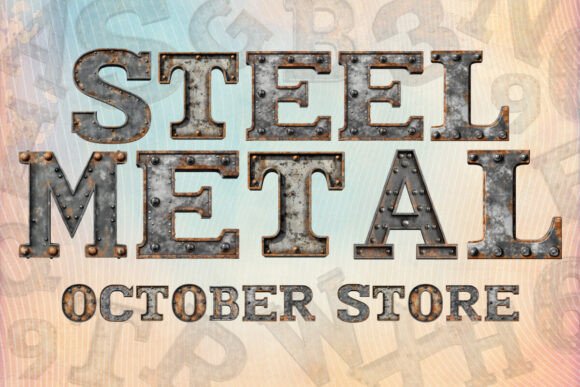 Steel Metal Font: Industrial Strength Typography for Modern Design