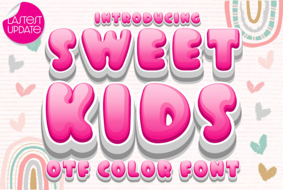 Sweet Kids: A Playful Color Font for Vibrant Design