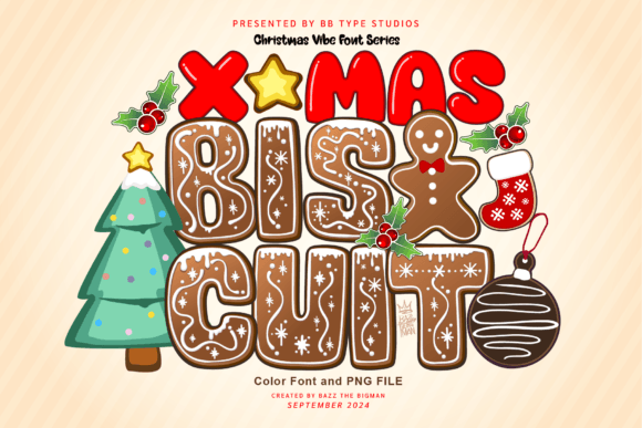 Xmas Biscuit: Infuse Holiday Magic into Your Typography